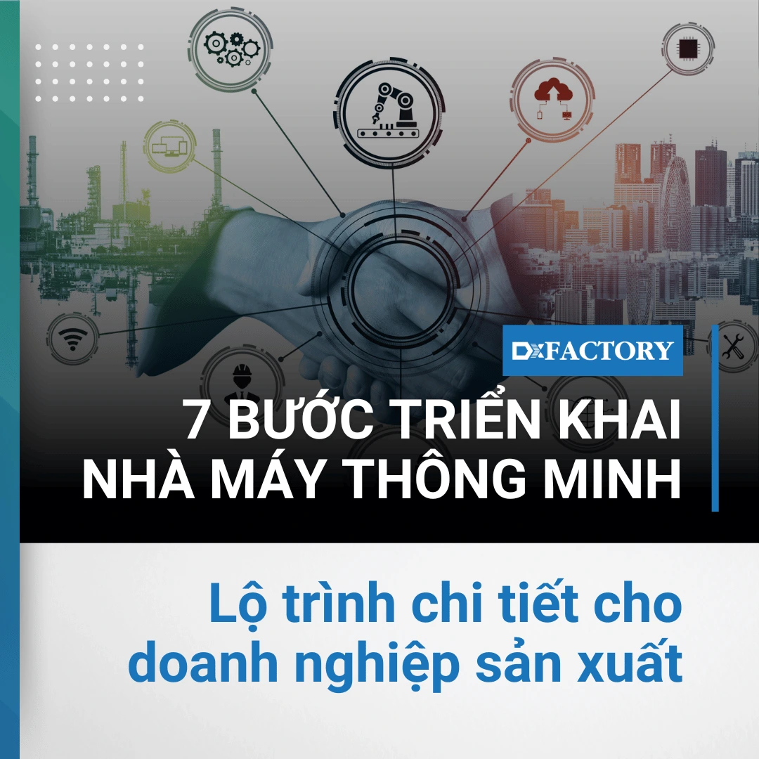 7 bước triển khai nhà máy thông minh